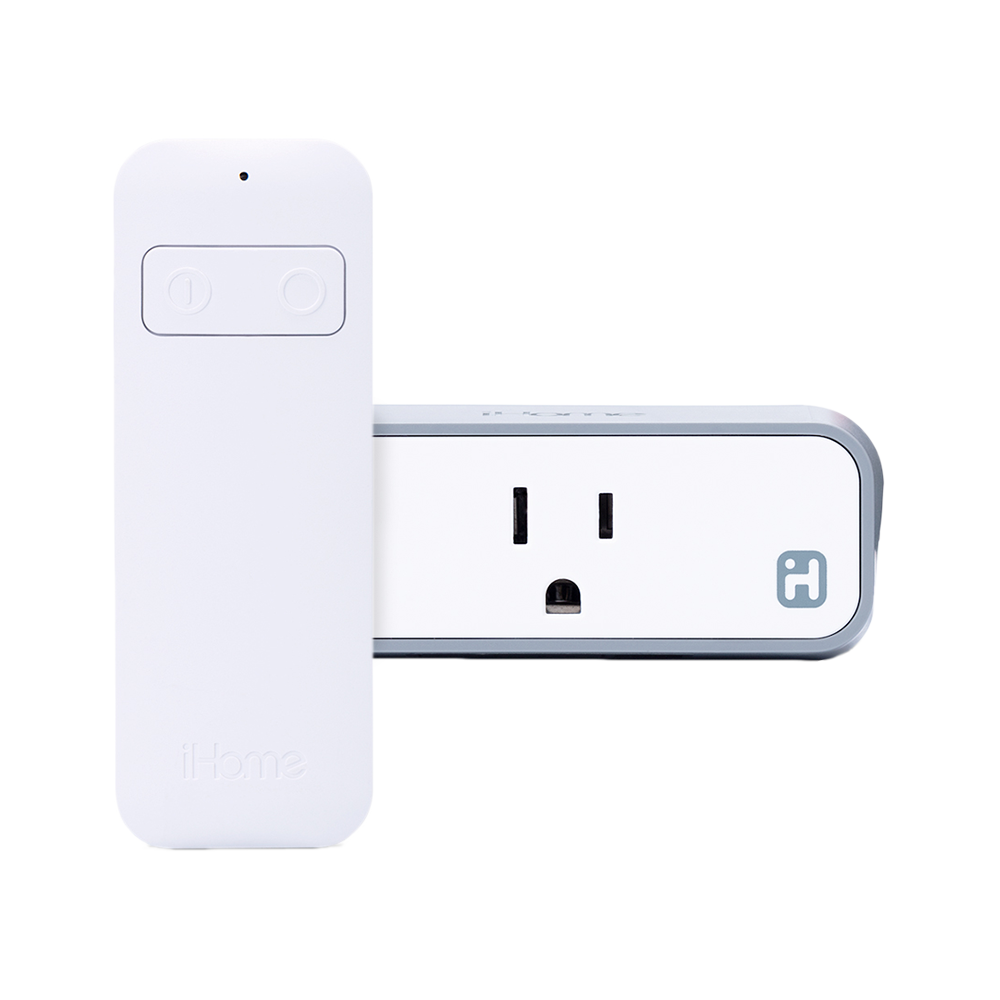 iHome Smart Plug Works with Alexa and Google Home, App Control, 10 Amps -  (2 Pack) White 