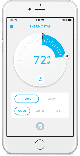 Wink | Nest Learning Thermostat - 323 x 626 png 64kB
